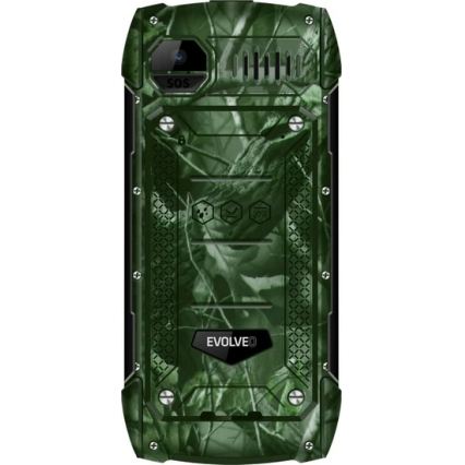 Evolveo - StrongPhone H1, waterdichte Dual SIM-telefoon in jachtcamouflage