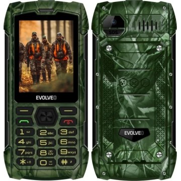 Evolveo-StrongPhone H1, waterdichte Dual-SIM-telefoon, jachtcamouflage