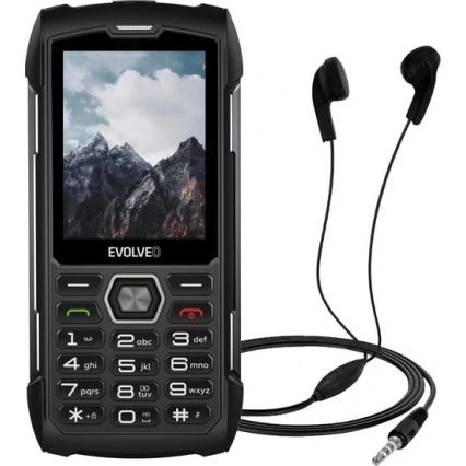 Evolveo - StrongPhone H1, waterdichte Dual SIM-telefoon, zwart - grijs