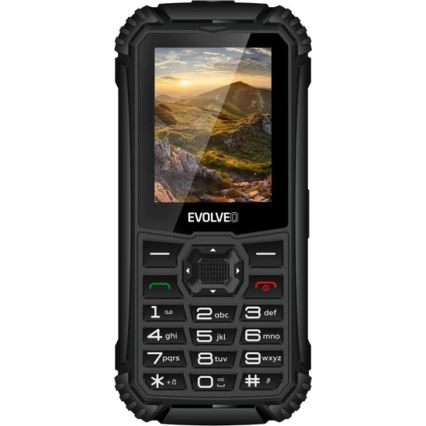 Evolveo - StrongPhone Q1, waterdichte Dual SIM-telefoon, zwart