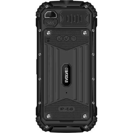 Evolveo - StrongPhone Q1, waterdichte Dual SIM-telefoon, zwart