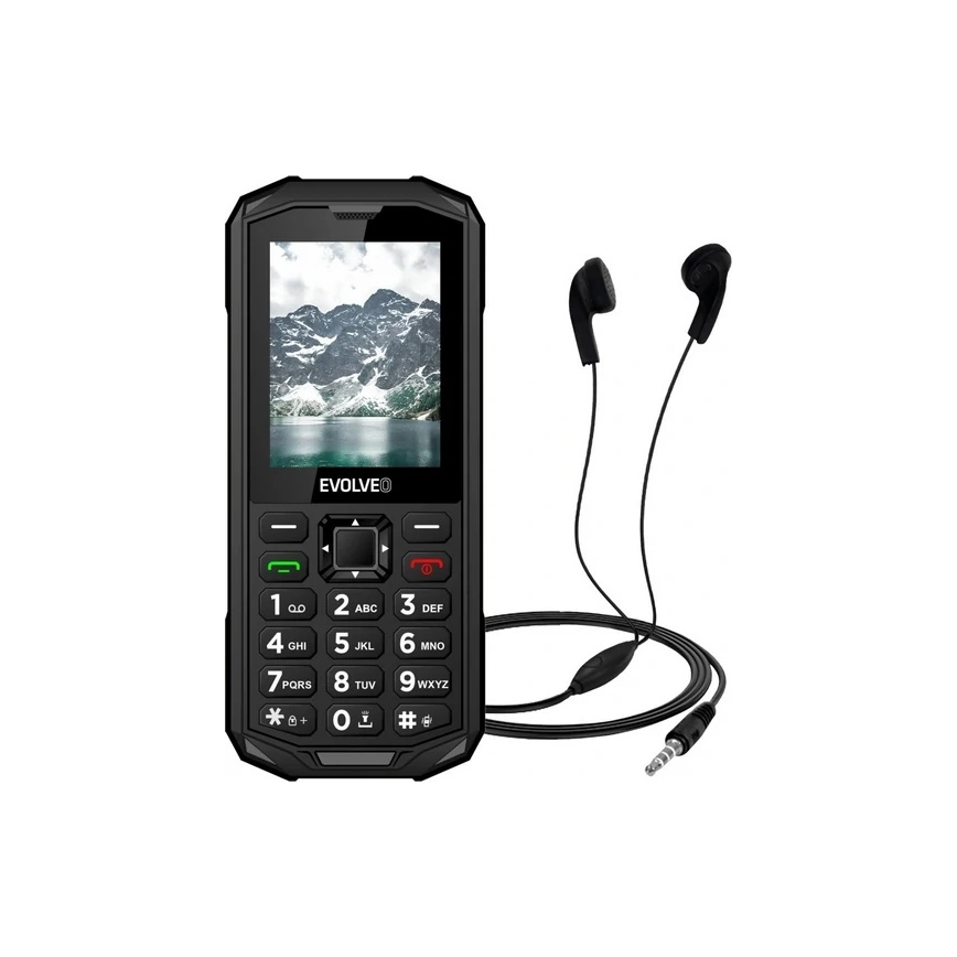 Evolveo - StrongPhone X5, waterdichte Dual SIM-telefoon, zwart - grijs