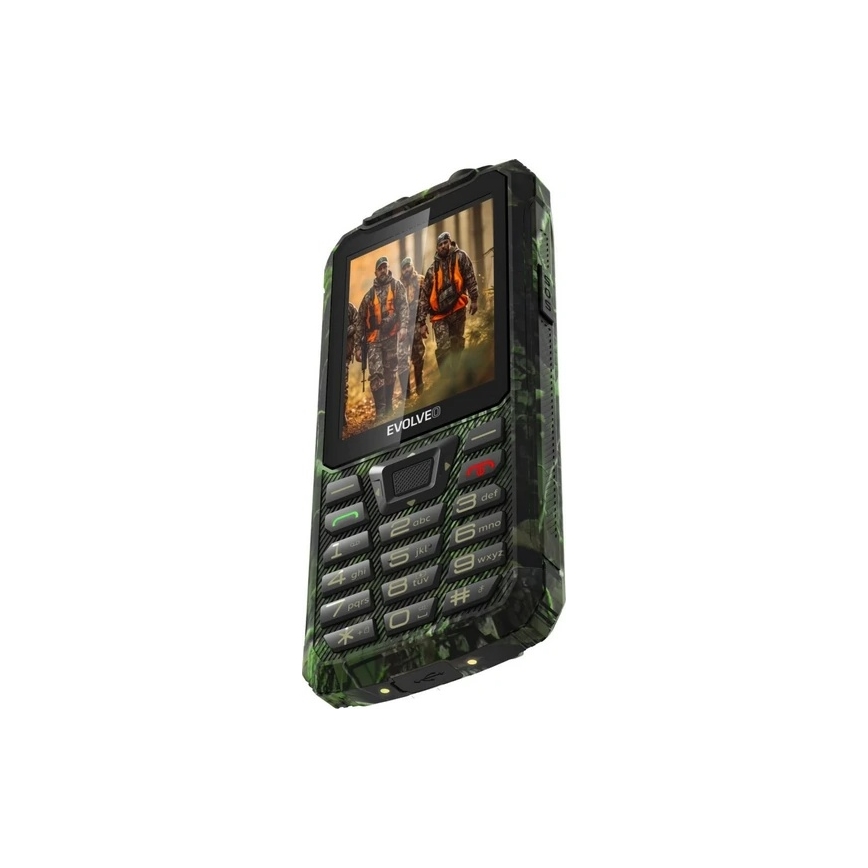 Evolveo - StrongPhone Z6, waterdichte Dual SIM-telefoon in jachtcamouflage