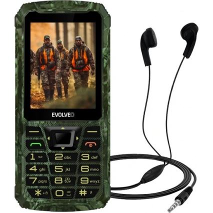 Evolveo - StrongPhone Z6, waterdichte Dual SIM-telefoon in jachtcamouflage