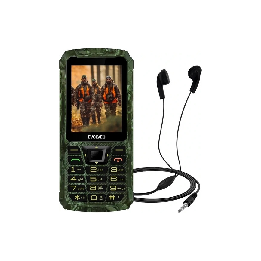 Evolveo - StrongPhone Z6, waterdichte Dual SIM-telefoon in jachtcamouflage