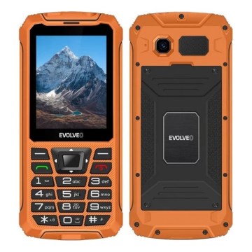 Evolveo - StrongPhone Z6, waterdichte Dual-SIM-telefoon, oranje