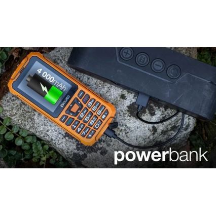 Evolveo - StrongPhone Z6, waterdichte Dual-SIM-telefoon, oranje