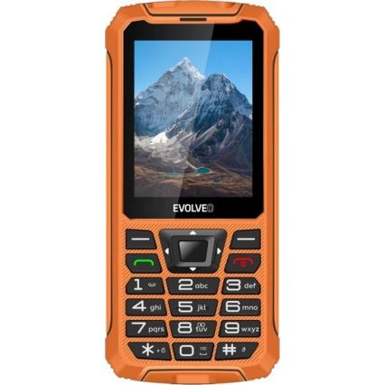 Evolveo - StrongPhone Z6, waterdichte Dual-SIM-telefoon, oranje
