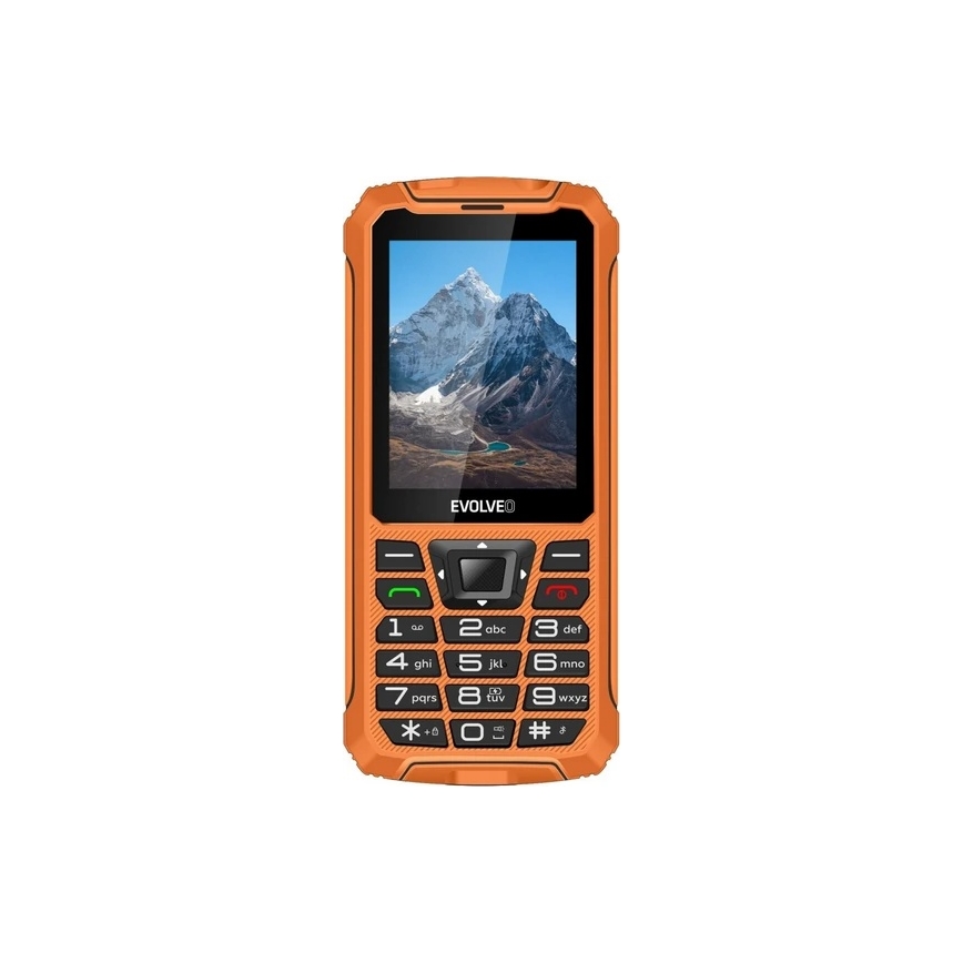 Evolveo - StrongPhone Z6, waterdichte Dual-SIM-telefoon, oranje