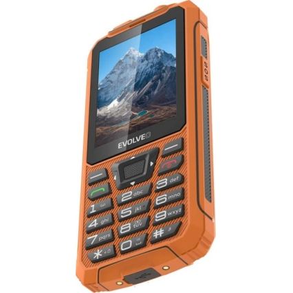Evolveo - StrongPhone Z6, waterdichte Dual-SIM-telefoon, oranje