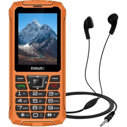 Evolveo - StrongPhone Z6, waterdichte Dual-SIM-telefoon, oranje