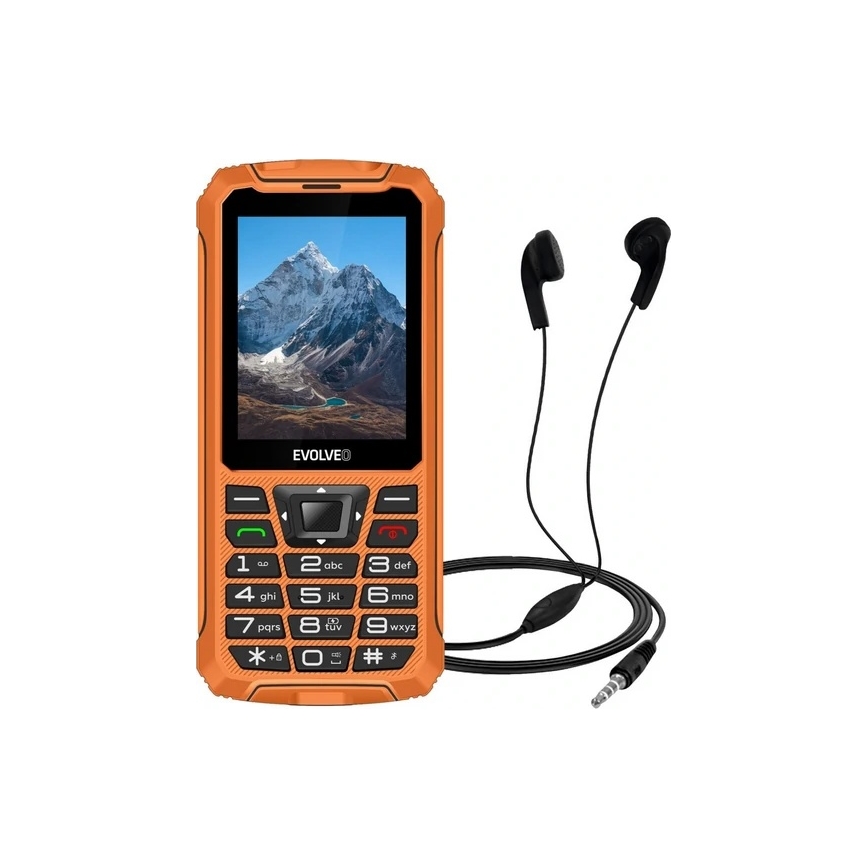 Evolveo - StrongPhone Z6, waterdichte Dual-SIM-telefoon, oranje