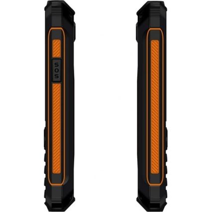 Evolveo - StrongPhone Z6, waterdichte Dual SIM-telefoon zwart/oranje