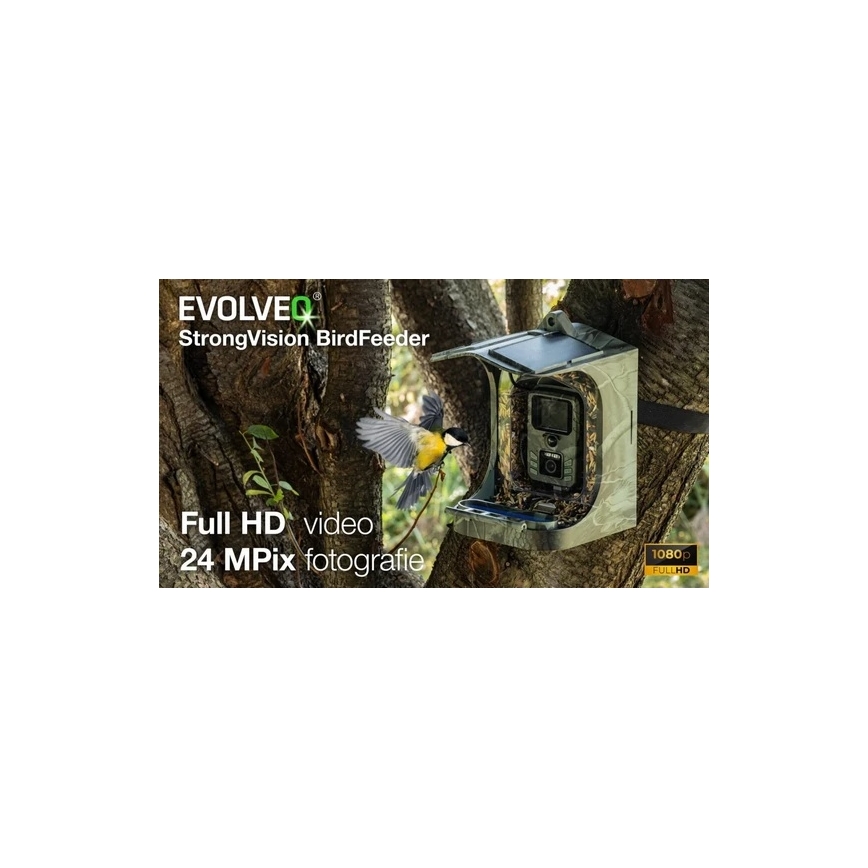 Evolveo - StrongVision BirdFeeder - slimme vogelvoederstation met camera