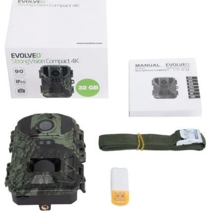 Evolveo - StrongVision Compact 4K, wildcamera/time-lapsecamera 32GB