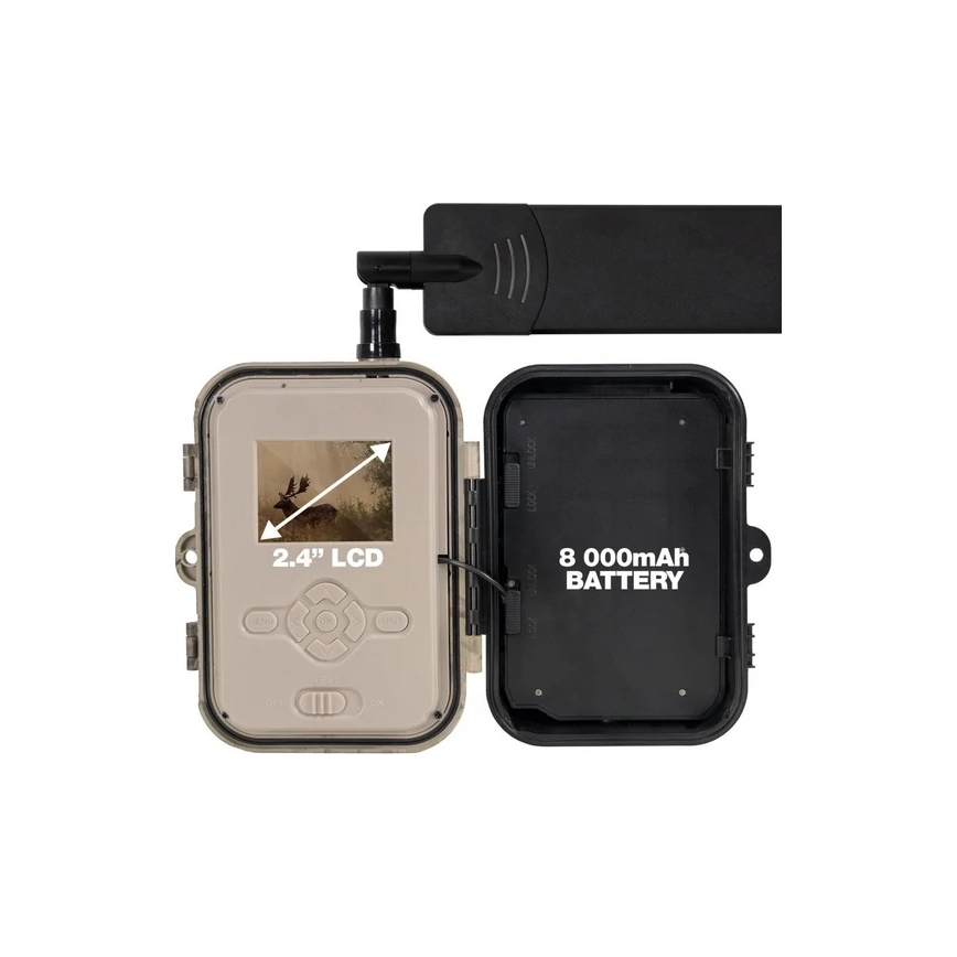 Evolveo - StrongVision Dual PRO 4G, wildcamera met automatische 4G-beeldverzending, 16 GB