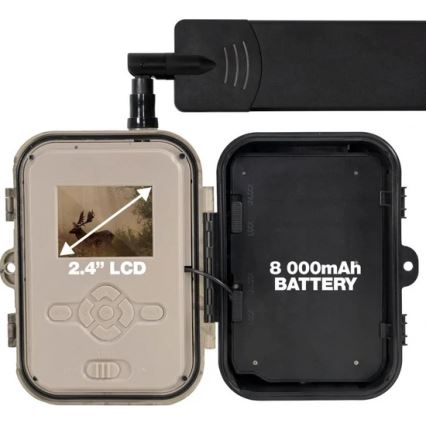 Evolveo - StrongVision Dual PRO 4G wildcamera met automatische 4G-verzending, 16 GB