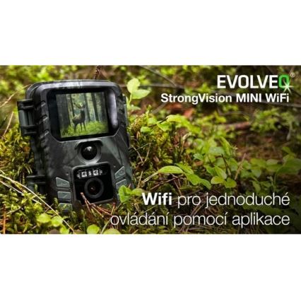 Evolveo - StrongVision MINI Wi-Fi, wildcamera/beveiligingscamera met app