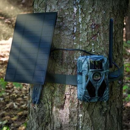 Evolveo - StrongVision Solar 4G, 4G-wildcamera met app en zonnepaneel