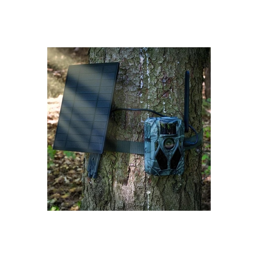 Evolveo - StrongVision Solar 4G, 4G-wildcamera met app en zonnepaneel