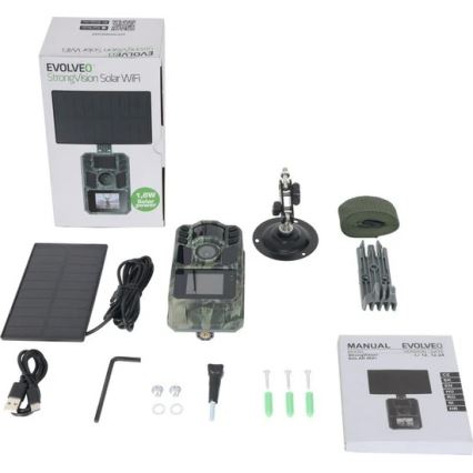 Evolveo - StrongVision Solar Wi-Fi, wildcamera met Wi-Fi en zonnepaneel