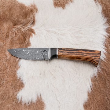 Exclusief Damascus-mes 10 cm bocote/ebbehout