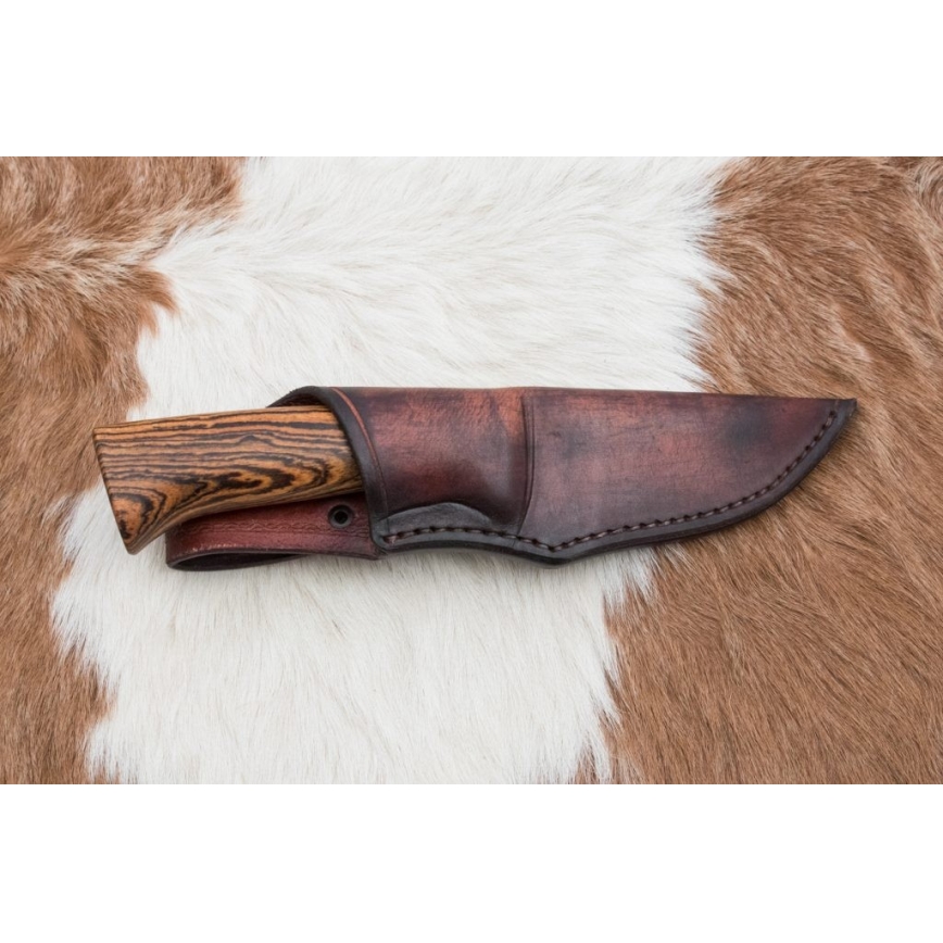 Exclusief Damascus-mes 10 cm bocote/ebbehout