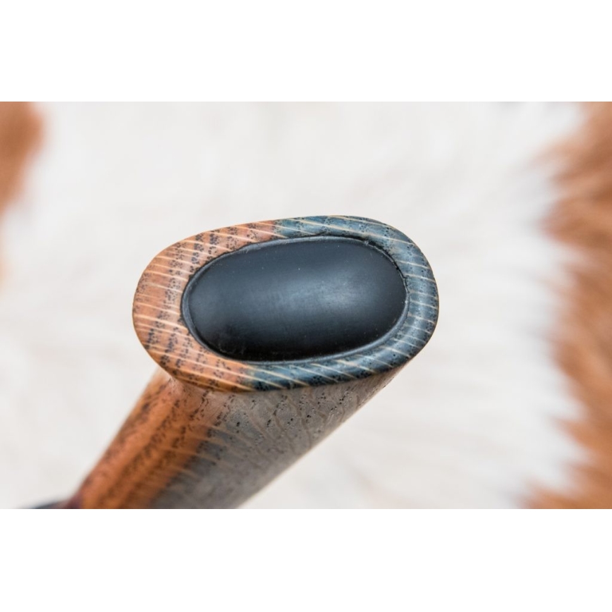 Exclusief Damascus-mes 12,7 cm eiken/ebbehout