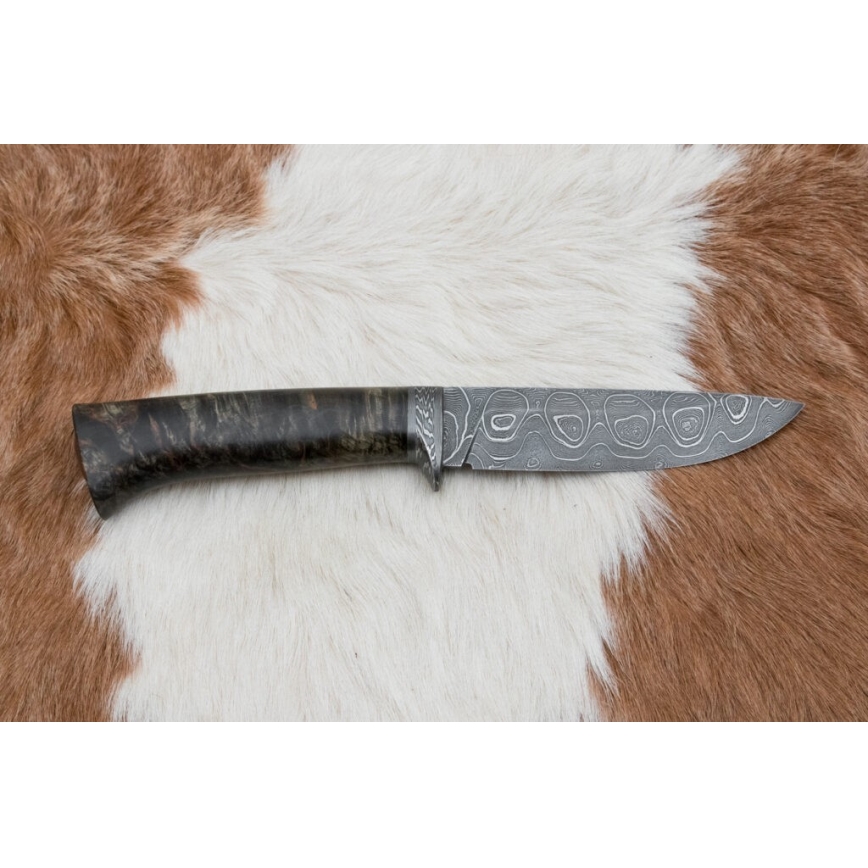 Exclusief Damascus-mes 12,7 cm esdoorn/agaat