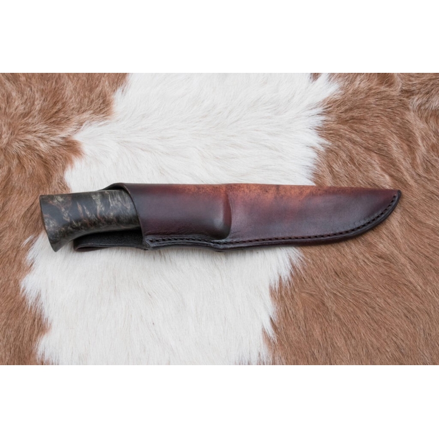 Exclusief Damascus-mes 12,7 cm esdoorn/agaat