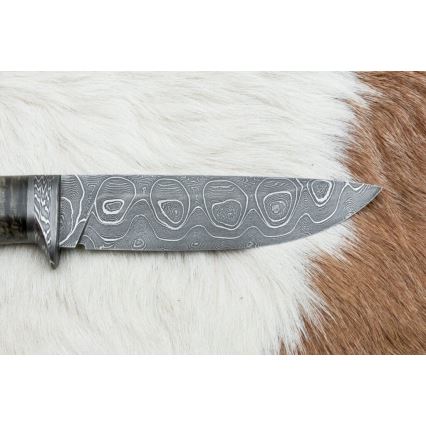 Exclusief Damascus-mes 12,7 cm esdoorn/agaat