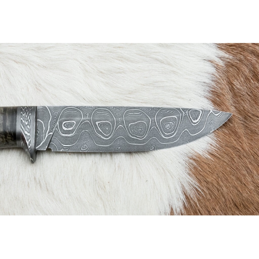 Exclusief Damascus-mes 12,7 cm esdoorn/agaat