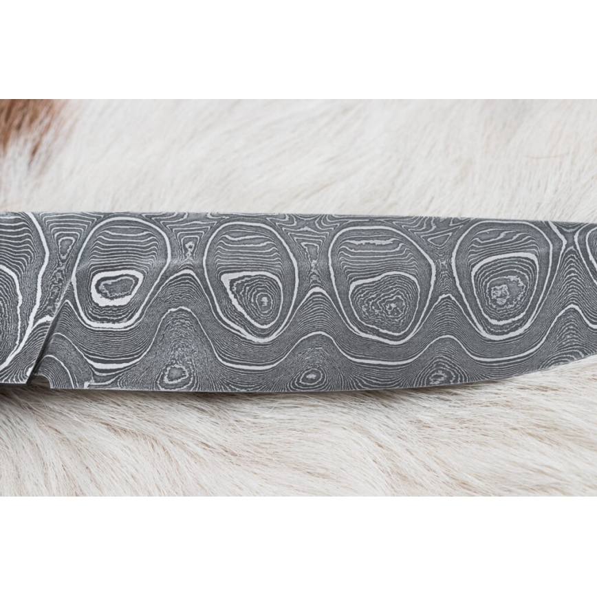 Exclusief Damascus-mes 12,7 cm esdoorn/agaat