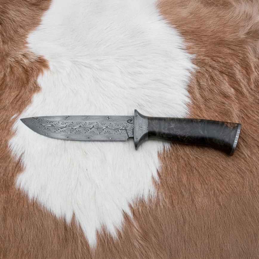 Exclusief Damascus-mes 13,8 cm esdoorn