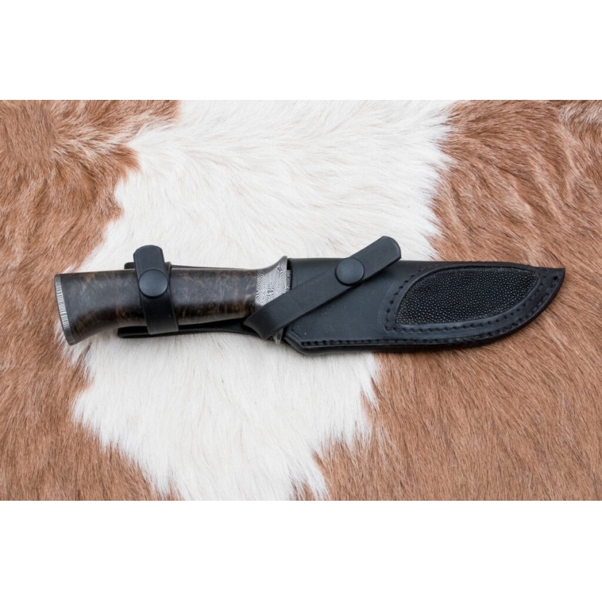 Exclusief Damascus-mes 13,8 cm esdoorn