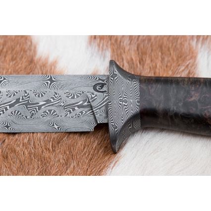 Exclusief Damascus-mes 13,8 cm esdoorn