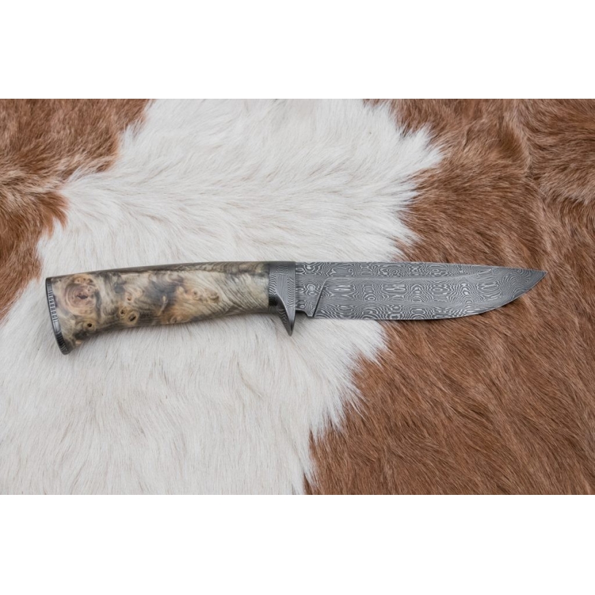 Exclusief Damascus-mes 13 cm kastanjeboom