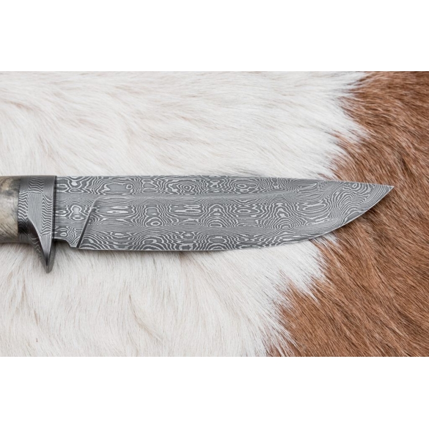 Exclusief Damascus-mes 13 cm kastanjeboom