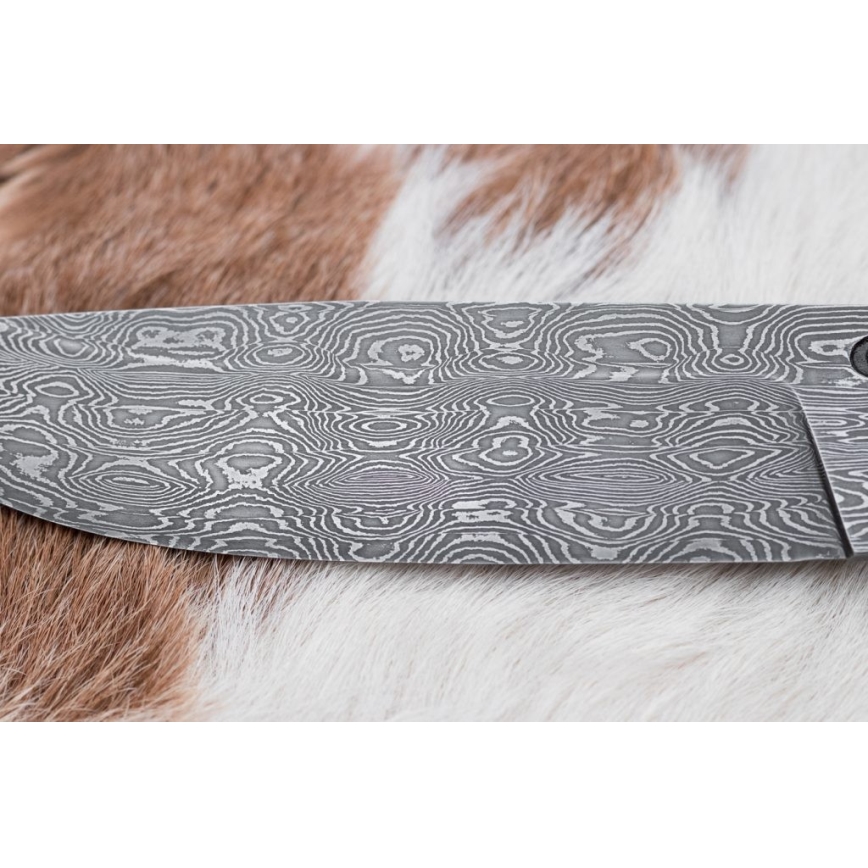 Exclusief Damascus-mes 13 cm kastanjeboom