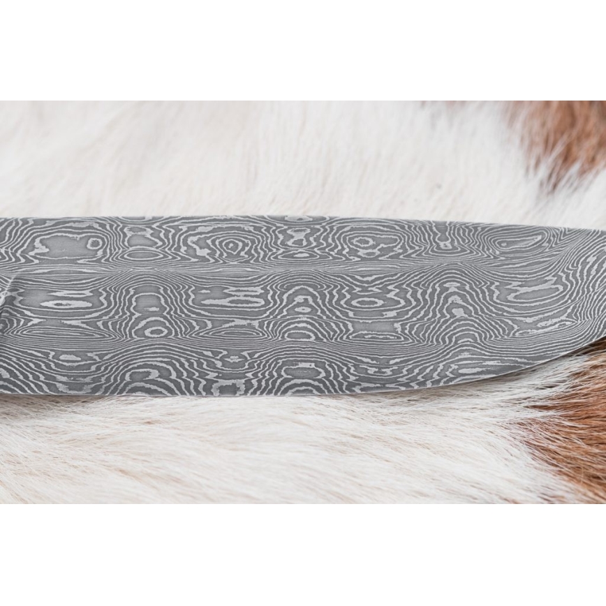 Exclusief Damascus-mes 13 cm kastanjeboom