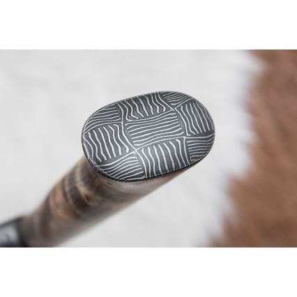 Exclusief Damascus-mes 13 cm kastanjeboom