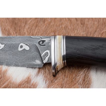 Exclusief Damascus-mes 8,6 cm eiken/kameel bot