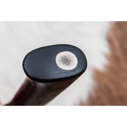 Exclusief Damascus-mes 8,6 cm eiken/kameel bot
