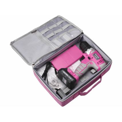 Extol - Accu boormachine 1300 mAh 12V roze