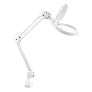 Extol - dimbare LED-bureaulamp met loep LED/10W/230V wit