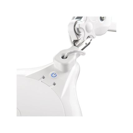 Extol - dimbare LED-bureaulamp met loep LED/10W/230V wit