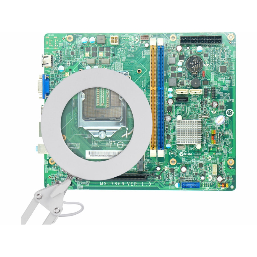 Extol - Dimbare LED tafellamp met een vergrootglas ​ LED/8W/5V 2900/4500/7500K wit