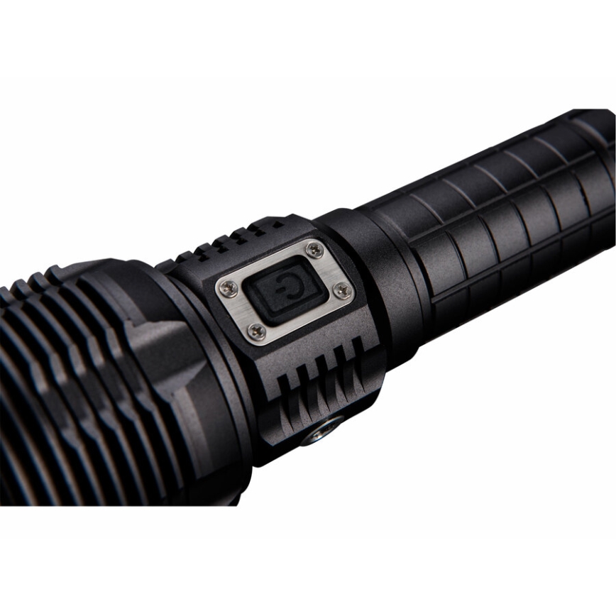 Extol - LED Dimbare oplaadbare zaklamp met powerbank LED/60W/10000 mAh 8000 lm IPX4 zwart
