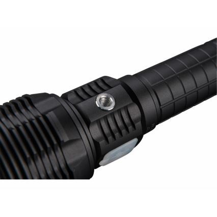Extol - LED Dimbare oplaadbare zaklamp met powerbank LED/60W/10000 mAh 8000 lm IPX4 zwart