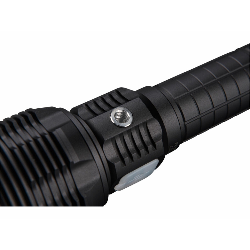 Extol - LED Dimbare oplaadbare zaklamp met powerbank LED/60W/10000 mAh 8000 lm IPX4 zwart